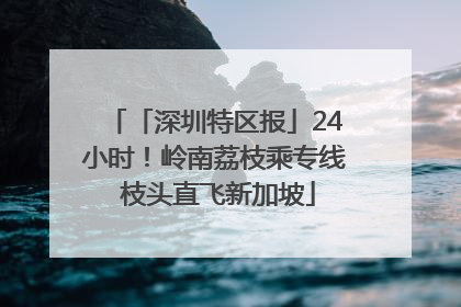 「深圳特区报」24小时！岭南荔枝乘专线 枝头直飞新加坡