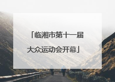 临湘市第十一届大众运动会开幕