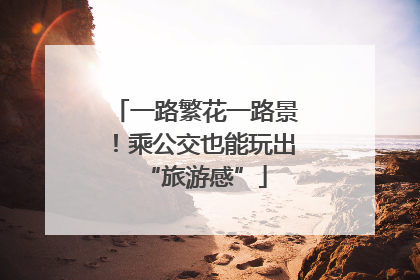 一路繁花一路景！乘公交也能玩出“旅游感”
