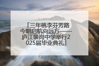 三年桃李芬芳路 今朝启航向远方——庐江裴岗中学举行2025届毕业典礼