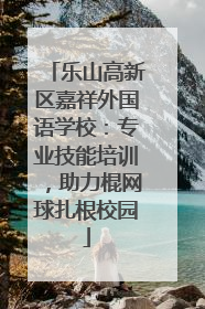 乐山高新区嘉祥外国语学校：专业技能培训，助力棍网球扎根校园