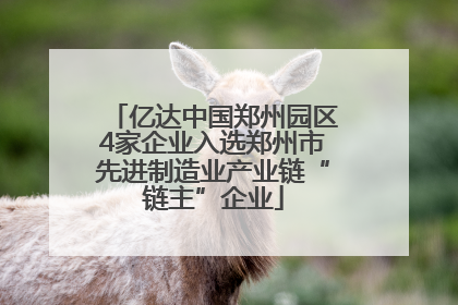 亿达中国郑州园区4家企业入选郑州市先进制造业产业链“链主”企业