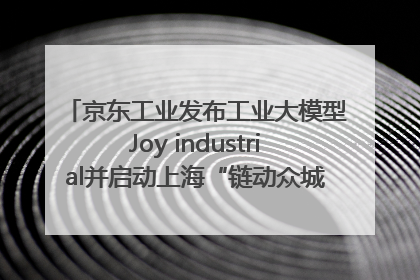京东工业发布工业大模型Joy industrial并启动上海“链动众城 万亿降本”计划