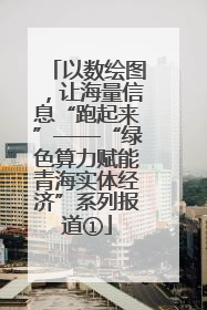 以数绘图，让海量信息“跑起来”——“绿色算力赋能青海实体经济”系列报道①