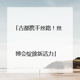 古都携手丝路！丝博会绽放新活力