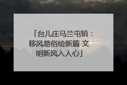 台儿庄马兰屯镇：移风易俗绘新篇 文明新风入人心