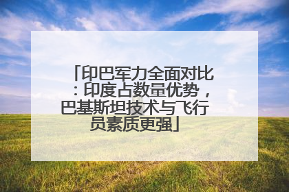 印巴军力全面对比：印度占数量优势，巴基斯坦技术与飞行员素质更强