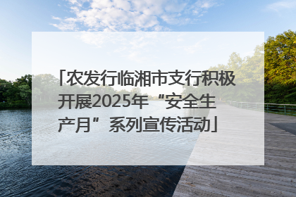 农发行临湘市支行积极开展2025年“安全生产月”系列宣传活动