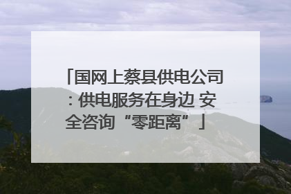国网上蔡县供电公司：供电服务在身边 安全咨询“零距离”