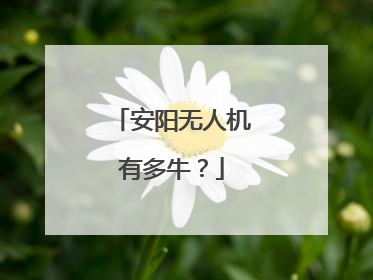安阳无人机有多牛？