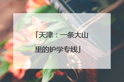 天津：一条大山里的护学专线
