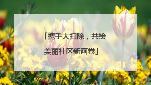 携手大扫除，共绘美丽社区新画卷