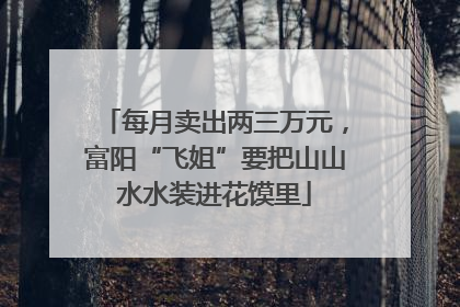 每月卖出两三万元，富阳“飞姐”要把山山水水装进花馍里