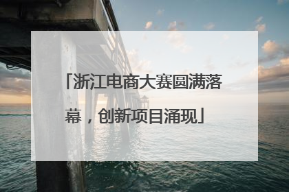 浙江电商大赛圆满落幕，创新项目涌现