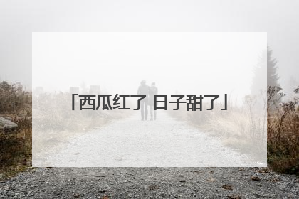 西瓜红了 日子甜了