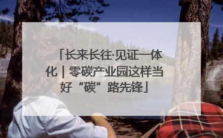 长来长往·见证一体化｜零碳产业园这样当好“碳”路先锋