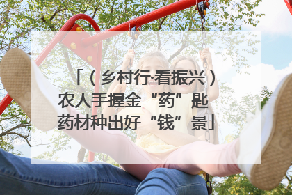 （乡村行·看振兴）农人手握金“药”匙 药材种出好“钱”景
