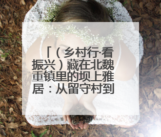 （乡村行·看振兴）藏在北魏重镇里的坝上雅居：从留守村到生态园
