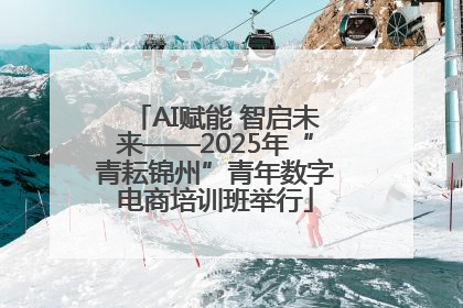 AI赋能 智启未来——2025年“青耘锦州”青年数字电商培训班举行