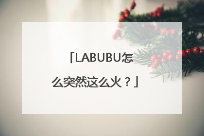 LABUBU怎么突然这么火？